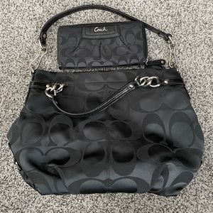 Coach purse with wallet